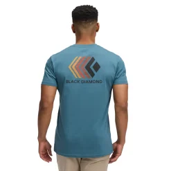 M Faded Ss T-shirt Creek Blue - Tee Shirt Mc | Black Diamond