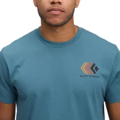 M Faded Ss T-shirt Creek Blue - Tee Shirt Mc | Black Diamond