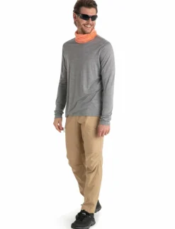 M Mer 125 Cool-lite Sphere III Ls T-shirt Metro Hthr | Icebreaker