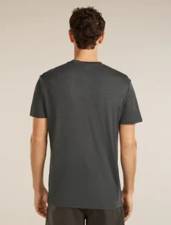 M Mer 150 Tech Lite Ss T-shirt Bear Catch Obsidian - Tee Shirt Mc