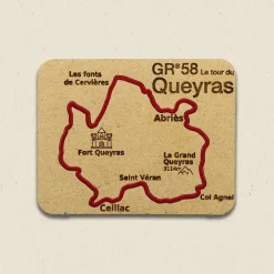 Magnet Gr 58 Tour Du Queyras - Porte Cles | Aiguille Du Sud