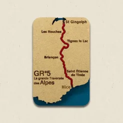 Magnet Gr 5 Traversée Des Alpes - Porte Cles | Aiguille Du Sud