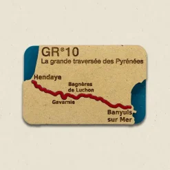 Magnet Gr 10 Traversée Des Pyrénées - Porte Cles | Aiguille Du Sud
