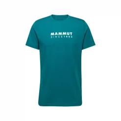 Mammut Core T-shirt Logo Deap Teel - Tee Shirt Mc | Mammut