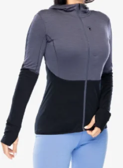 Merino 200 Realfleece Descender Ls Zip H Graphite/noir Femme - Veste