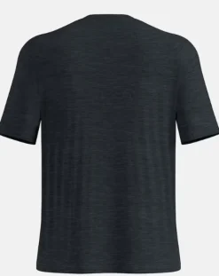 Merino Tencel Hyper Map Black Melange - Tee Shirt Mc | Odlo