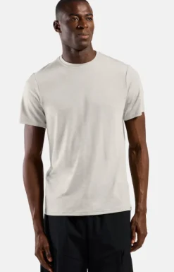 Merino Tencel Plain T-shirt Gardenia - Tee Shirt Mc | Odlo