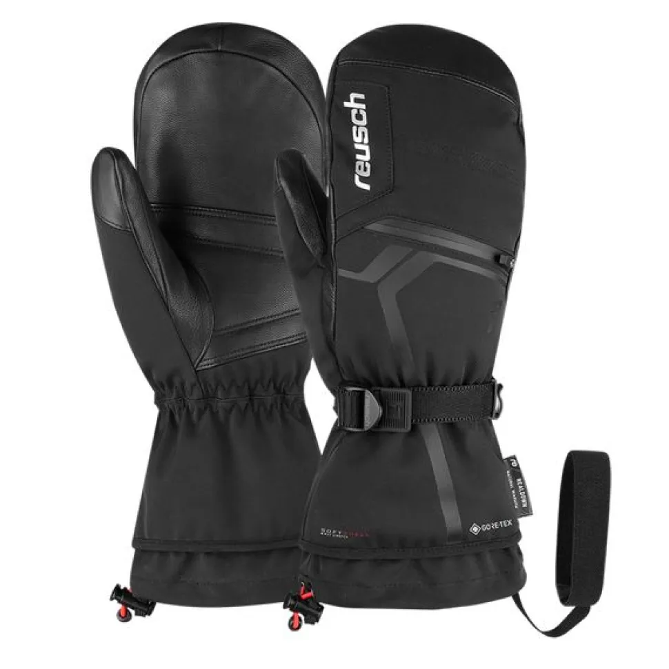 Moufles Down Spirit Gtx Mitten Black Silver - Gant | Reusch