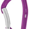 Mousq Djinn Courbe Violet - Mousquetons | Petzl