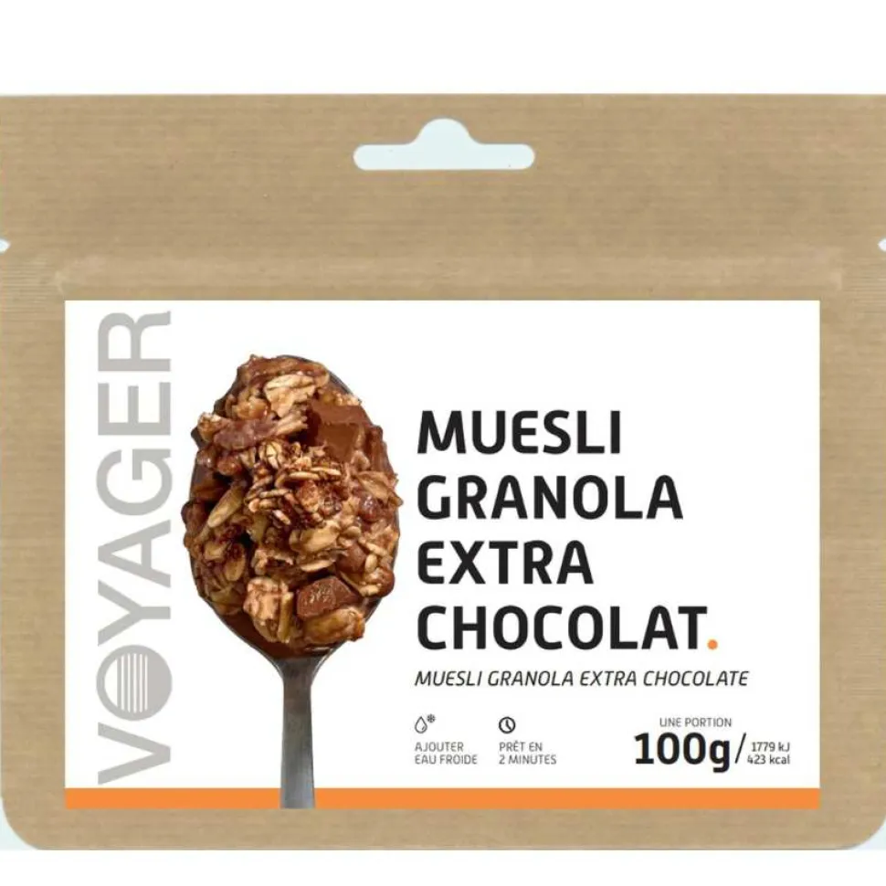 Muesli Granola Extra Chocolat - Repas Lyophilise | Voyager