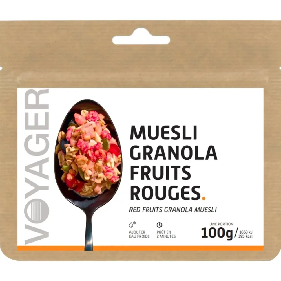 Muesli Granola Fruits Rouges - Repas Lyophilise | Voyager
