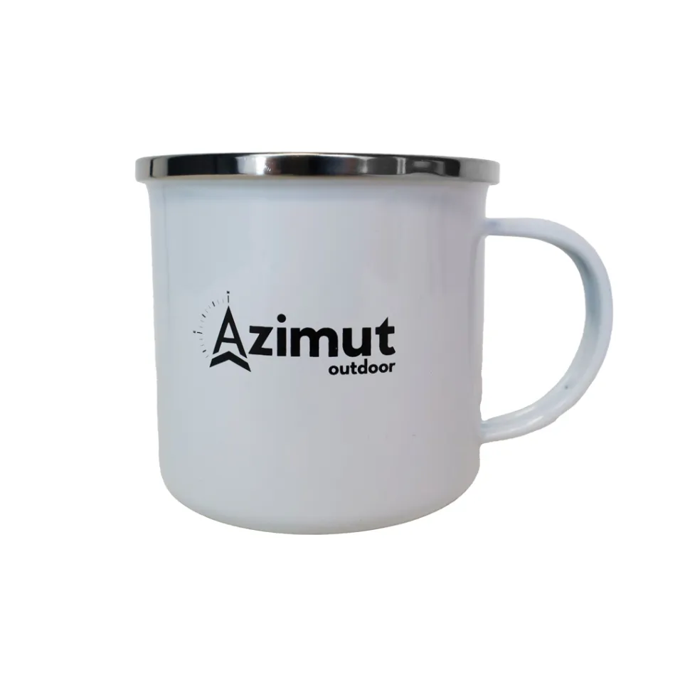 Mug Emaille Take Time To Explore - Assiette - Verre | Azimut Outdoor