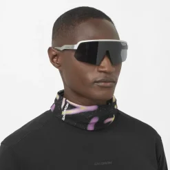 Neck Gaiter U Black Iris Orchid - Tour De Cou | Salomon