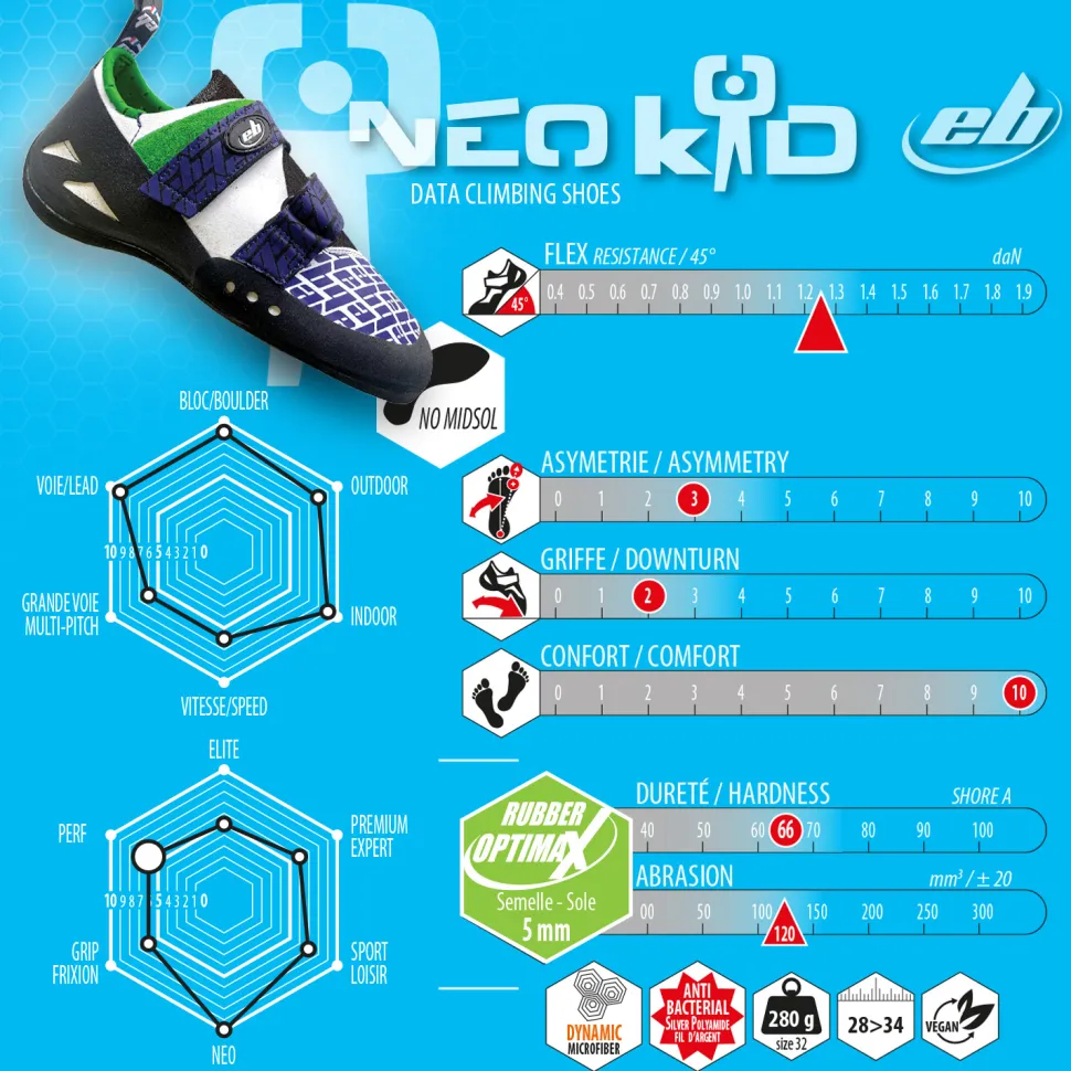 Neo Kid 3.0 - Chaussons Velcros | Eb