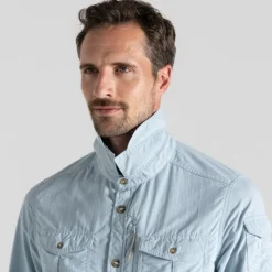Nosilife Adventure Long Sleeved Shirt III Niagara Blue | Craghoppers