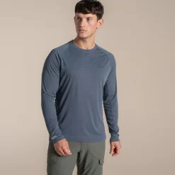 Nosilife Solarshield+ Long Sleeved T-shirt Dark Pewter - Tee Shirt Ml