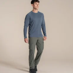 Nosilife Solarshield+ Long Sleeved T-shirt Dark Pewter - Tee Shirt Ml