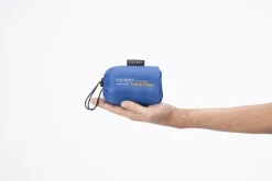 Oreiller Air-core Down Travel True Blue / Grey - Confort En Voyage | Cocoon