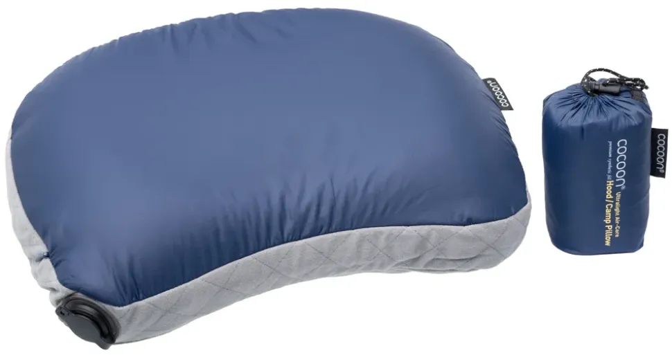 Oreiller Air-core Hood Camp Dark Indigo / Grey - Confort En Voyage | Cocoon