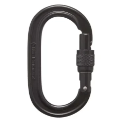 Oval Keylock Screwgate Black - Mousqueton Secu Oval | Black Diamond