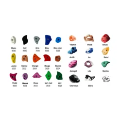 Pack De 11 Prises Snow S Zebra - Prises Et Poutres | Osmose