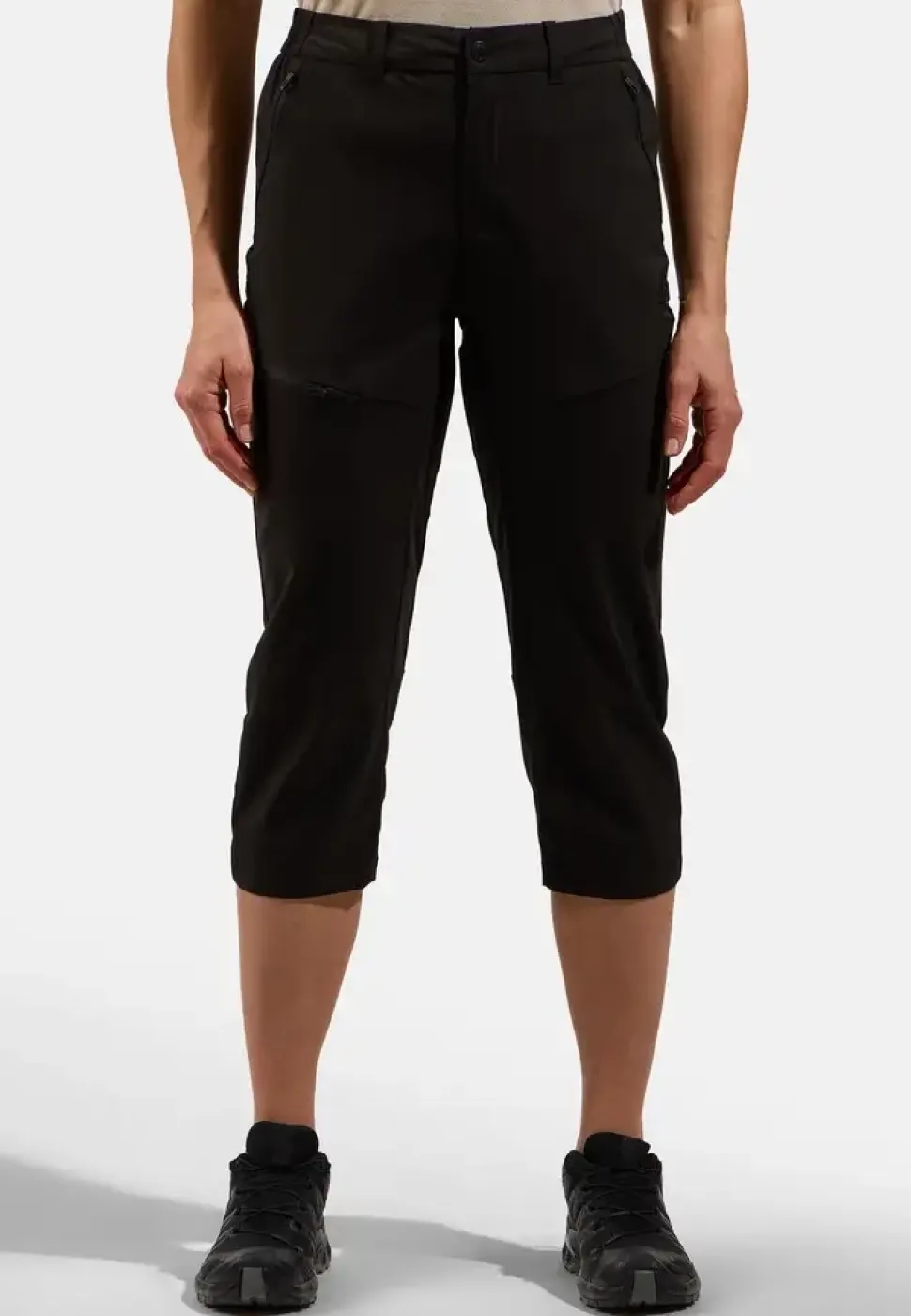 Pantalon 3/4 Femme Ascent Light Black - Pantalon | Odlo