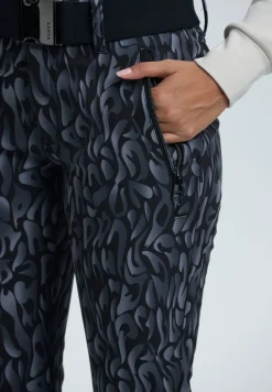 Pantalon Femme Joentaus Noir Print