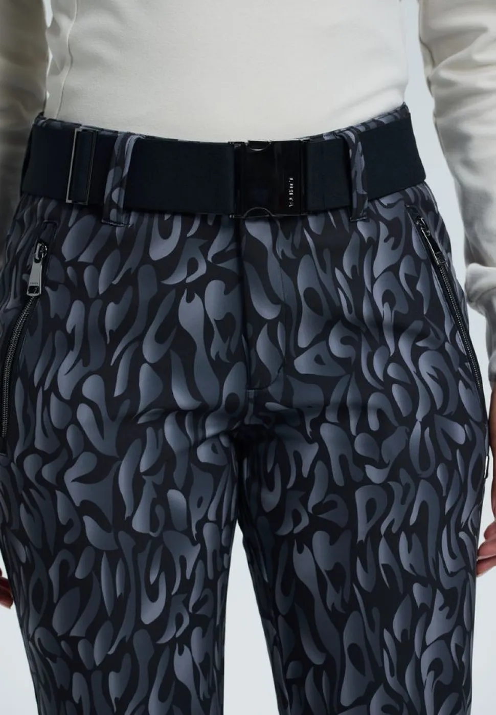 Pantalon Femme Joentaus Noir Print