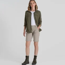 Pantalon Femme Nosilife Pro Convertible III Soft Mushroom - Pantalon