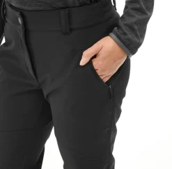 Pantalon Femme Track Softshell Black - Pantalon | Lafuma