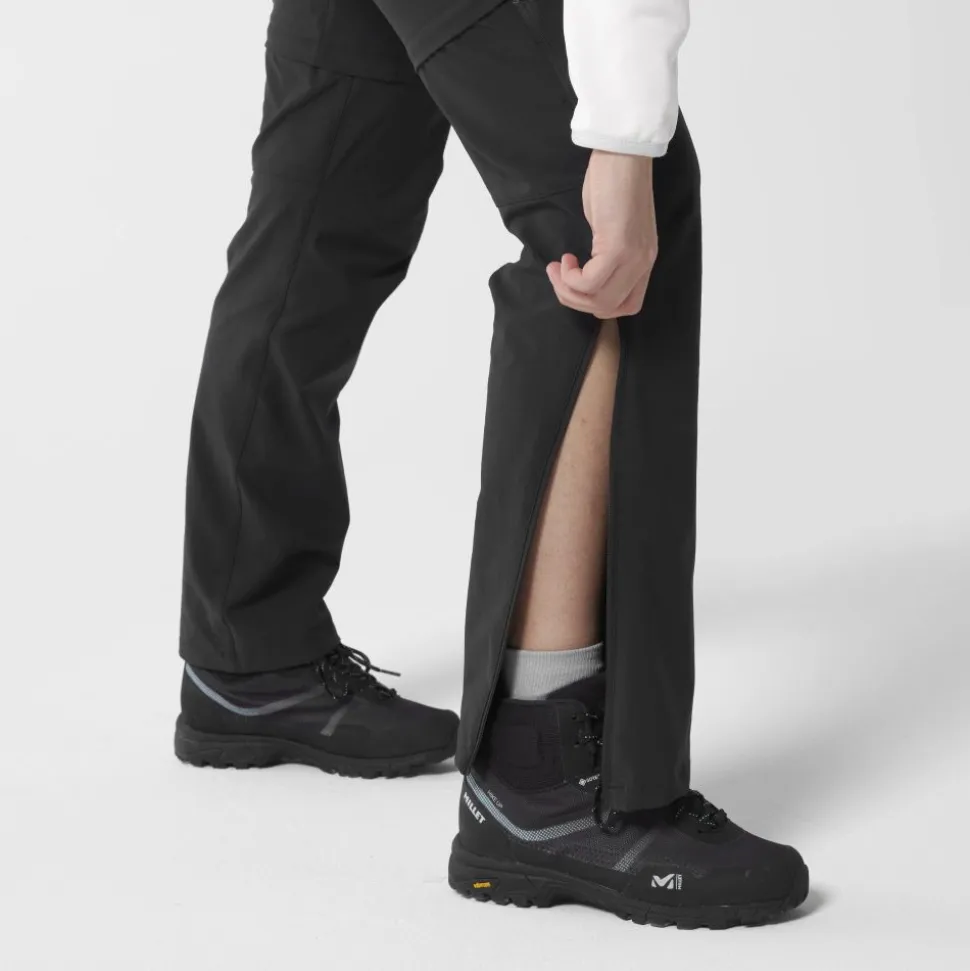 Pantalon Femme Trekker Stretch Zip Off Black - Pantalon | Millet