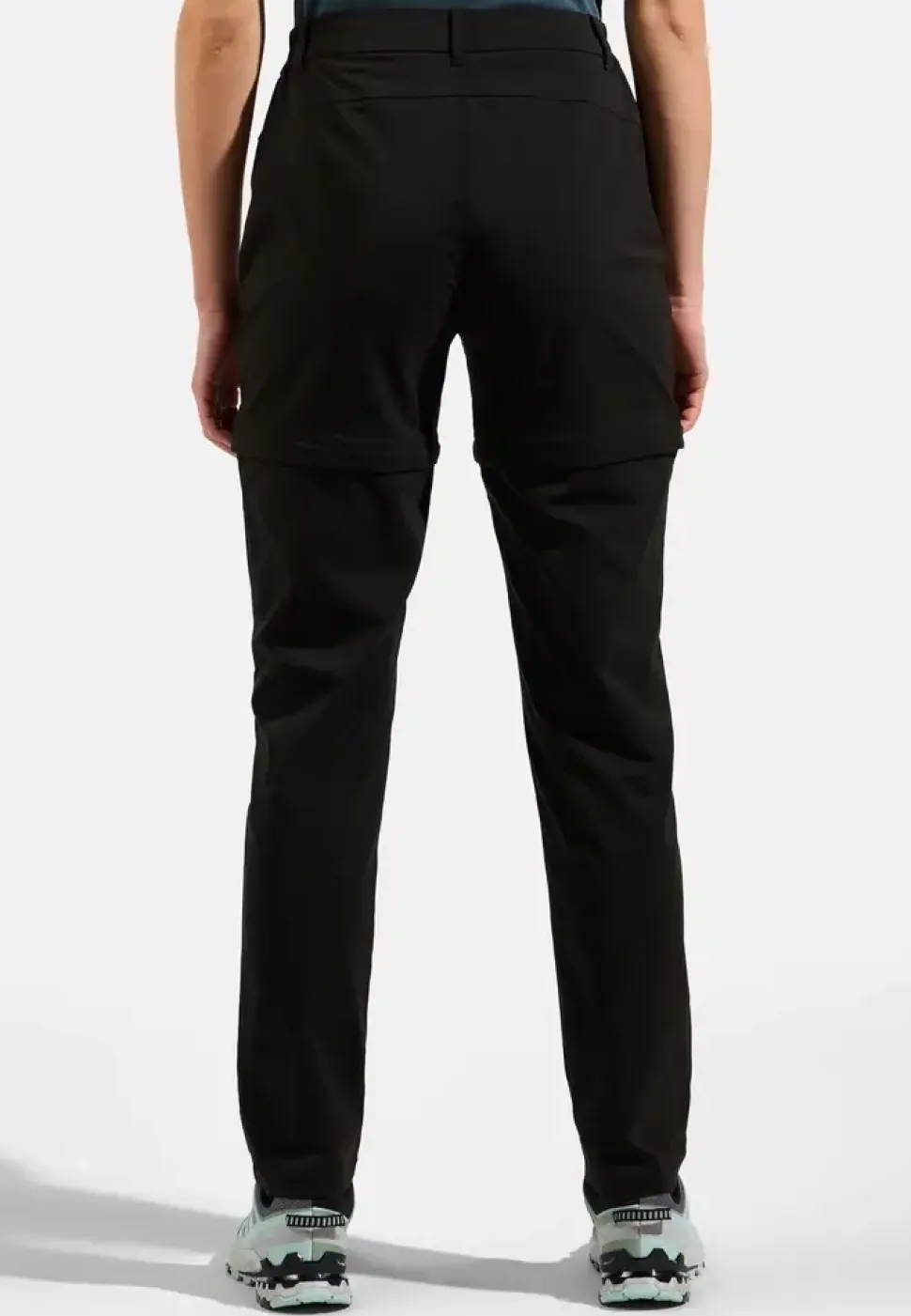 Pantalon Femme Zip Off Ascent Light Black - Pantalon | Odlo