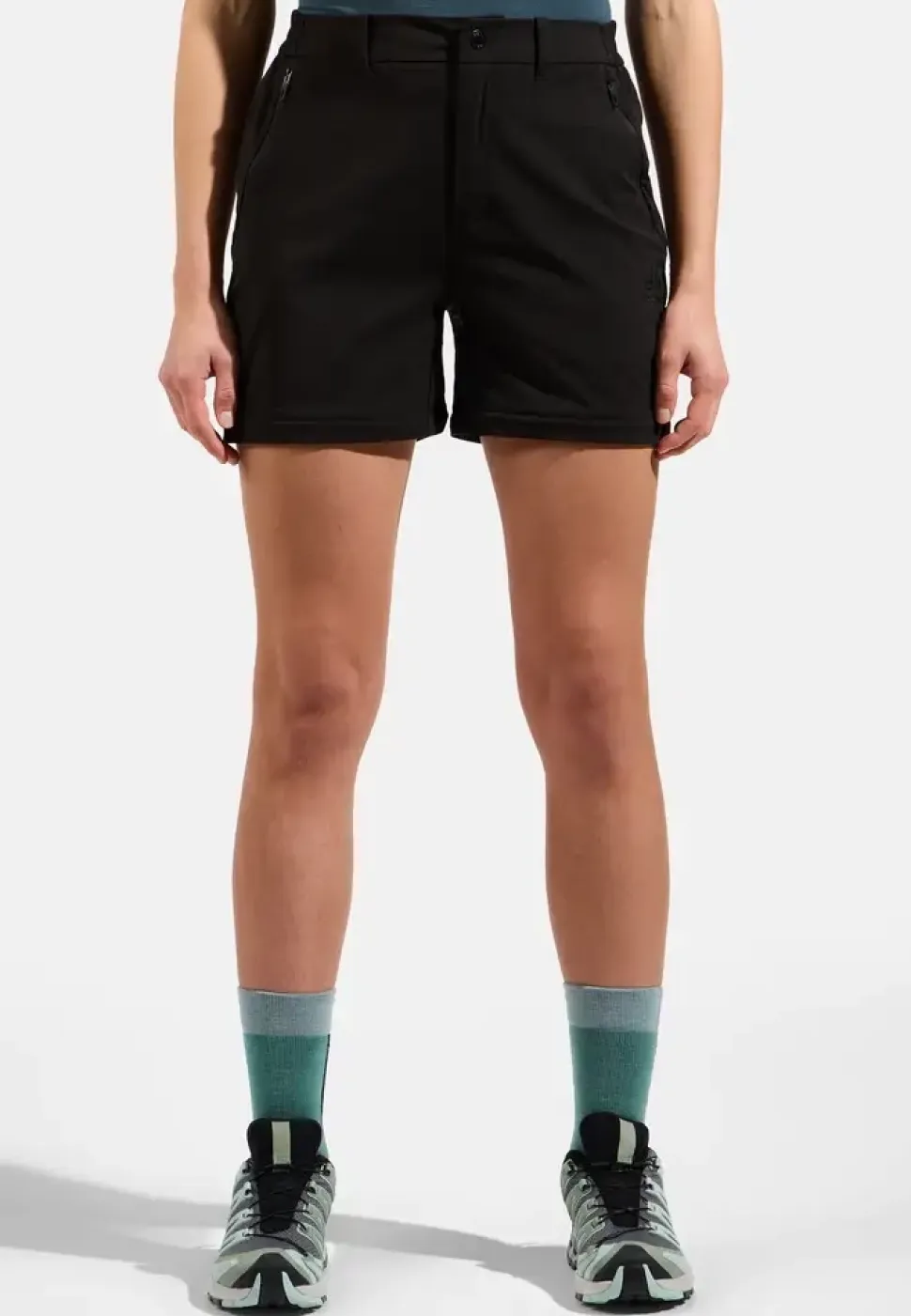 Pantalon Femme Zip Off Ascent Light Black - Pantalon | Odlo