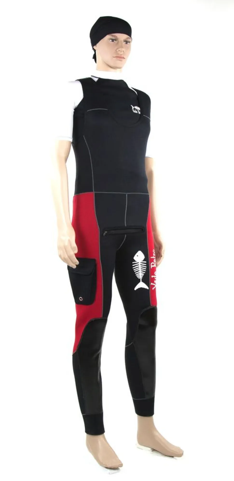 Pantalon Long John Guide Rouge 5mm - Combinaison | Vade Retro