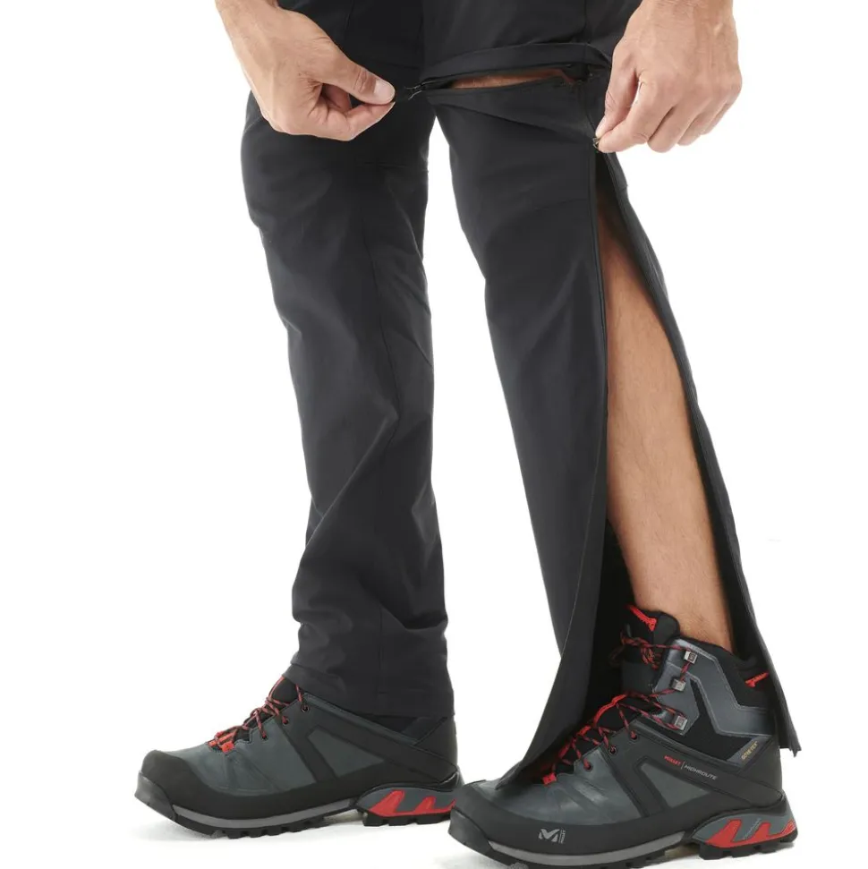 Pantalon Trekker Stretch Zip Off Noir - Pantalon | Millet
