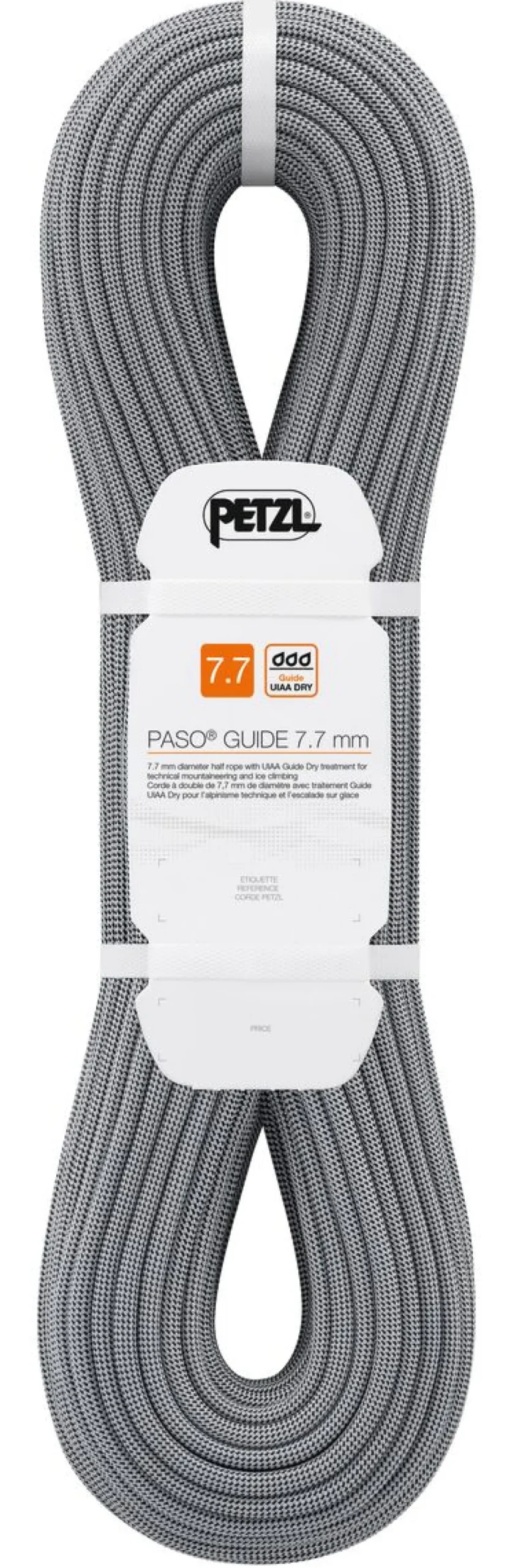 Paso Guide 7.7mm Gris X 60m - Corde | Petzl