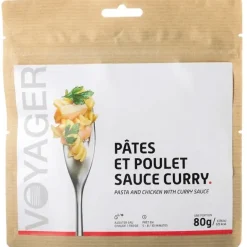 Pates Et Poulet Sauce Curry - Repas Lyophilise | Voyager