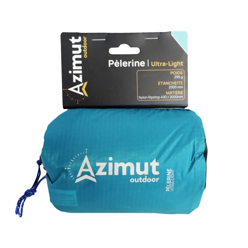 Pelerine Ultralight Bleu Azimut - Veste | Azimut Outdoor
