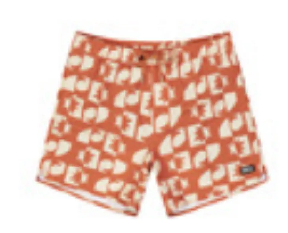 Piau 15 Printed Brds Sunset Waves Print - Short