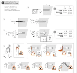 Plaquette Coeur  Steel 12mm - Amarrage | Petzl