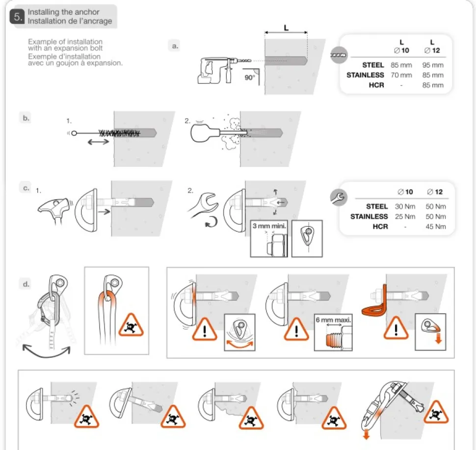 Plaquette Coeur Steel 12mm - Amarrage | Petzl