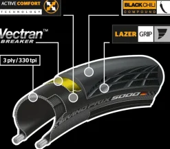Pneu Grand Prix 5000 700x28c - Pneus | Continental Reifen D