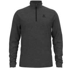 Polaire 1/2 Zip Roy Mid Layer Shale Grey Black Stripes | Odlo