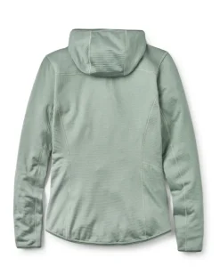 Polaire A Capuche Femme Ascendor Light Dark Fig Green - Polaire | Rab