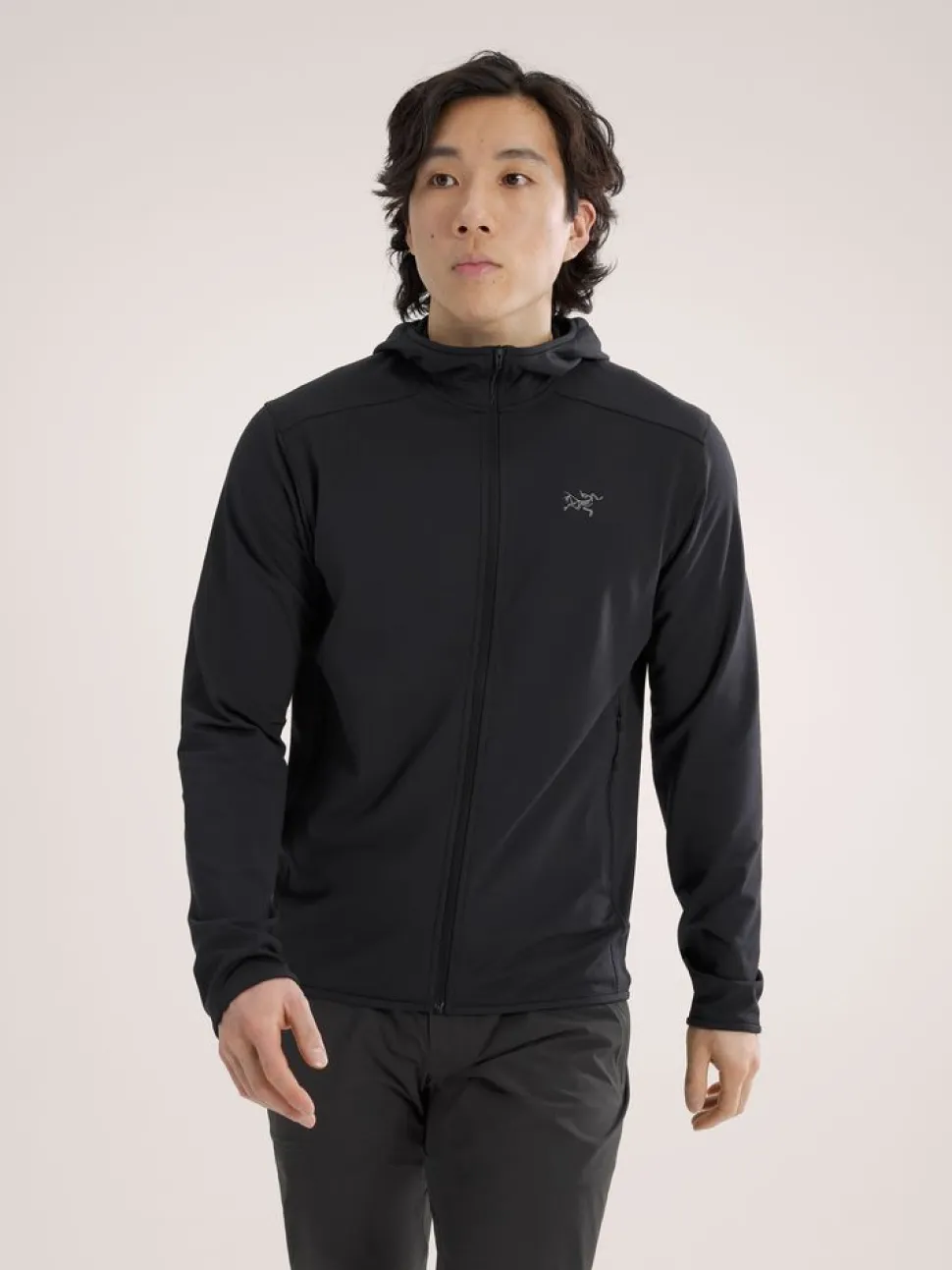 Polaire A Capuche Kyanite Lightweight Black - Polaire | Arcteryx