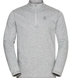 Polaire Berra Mid Layer 1/2 Zip Grey Melange - Polaire | Odlo
