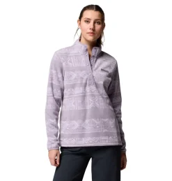 Polaire Femme Benton Springs Printed Shale Purple Dechutes Grey