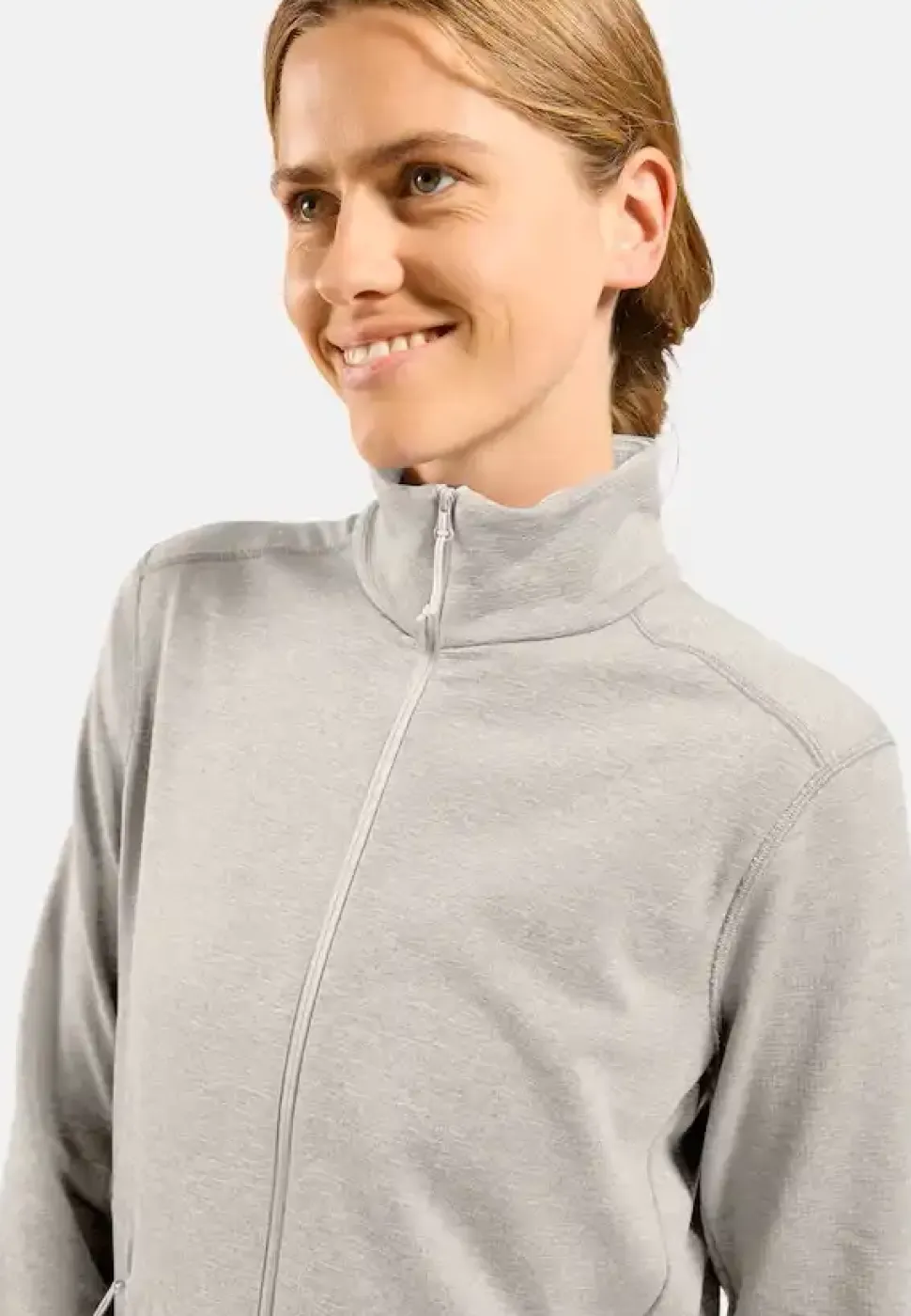 Polaire Femme Grid Fleece Femme Gardenia - Polaire | Odlo