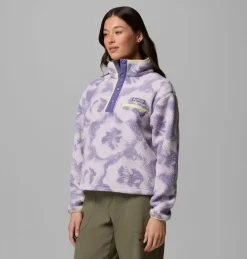 Polaire Femme Helvetia II Printed Cropped Stormwatch Sprayflower  - Polaire | Columbia