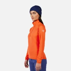 Polaire Femme Mid Layer Stretch Orange Flame